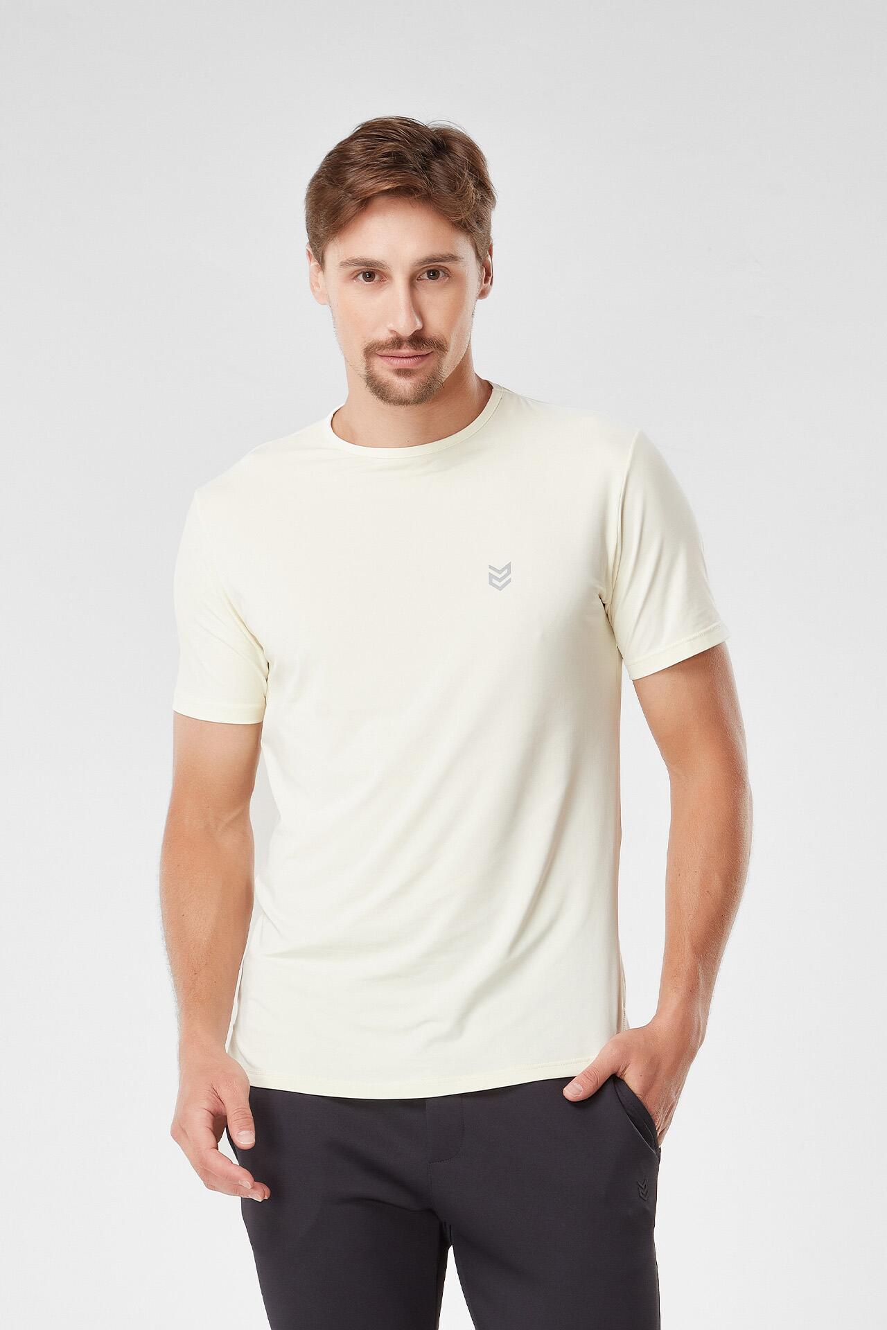 Camiseta Dry Fit Athleisure Off White