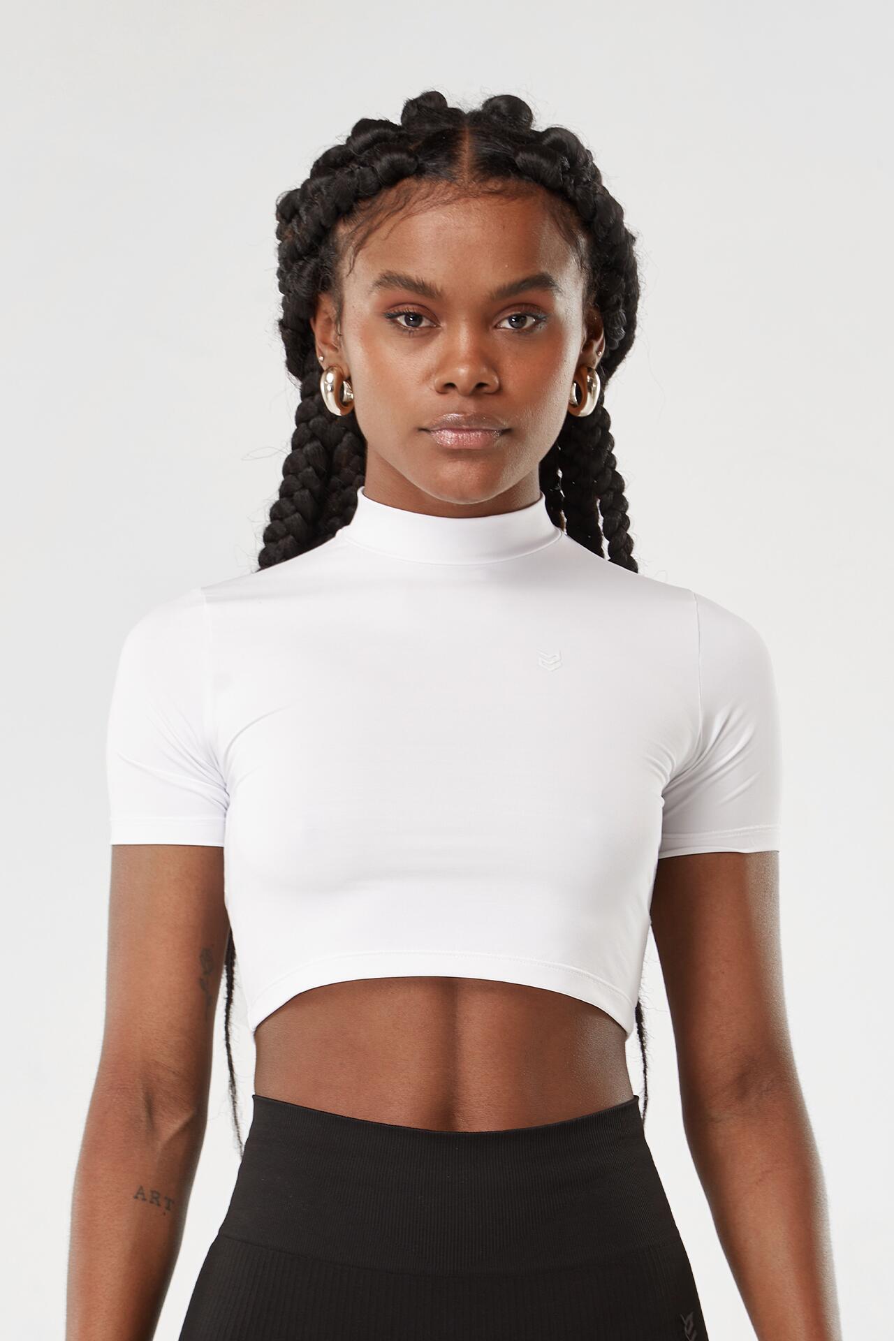 Cropped Manga Curta Dry Athleisure
