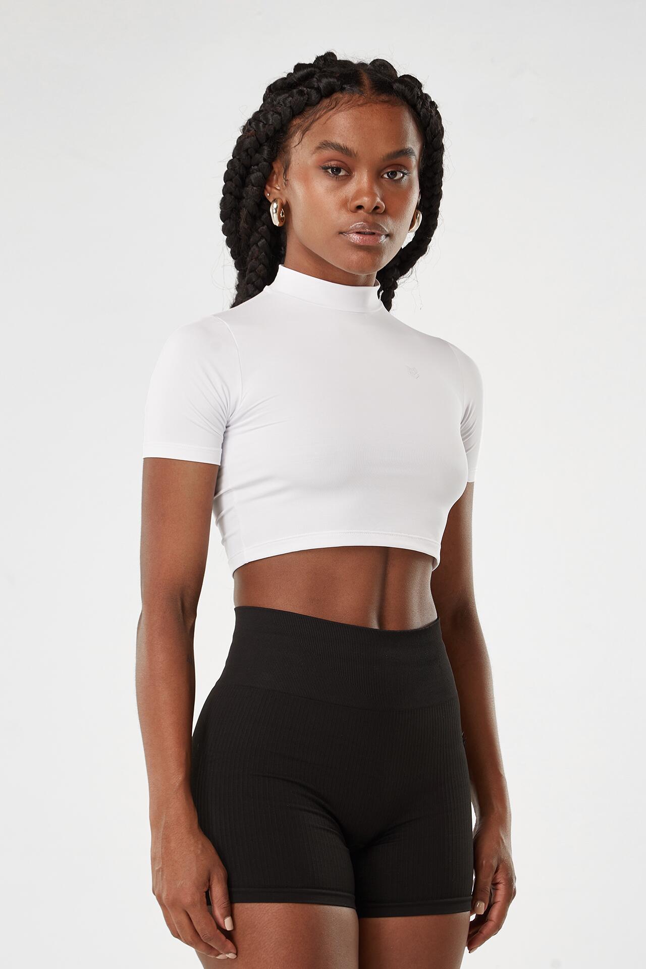 Cropped Manga Curta Dry Athleisure