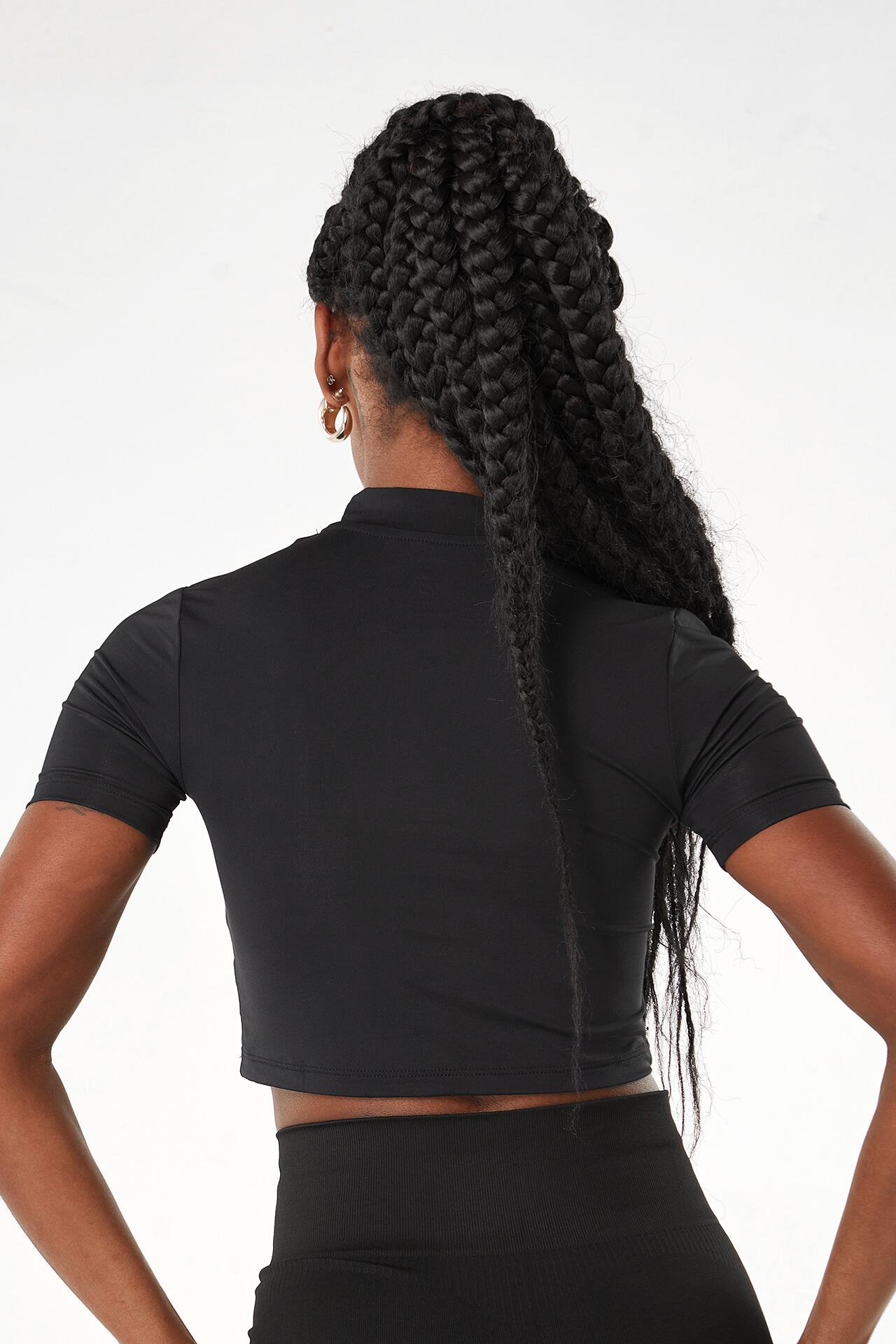 Cropped Manga Curta Dry Athleisure