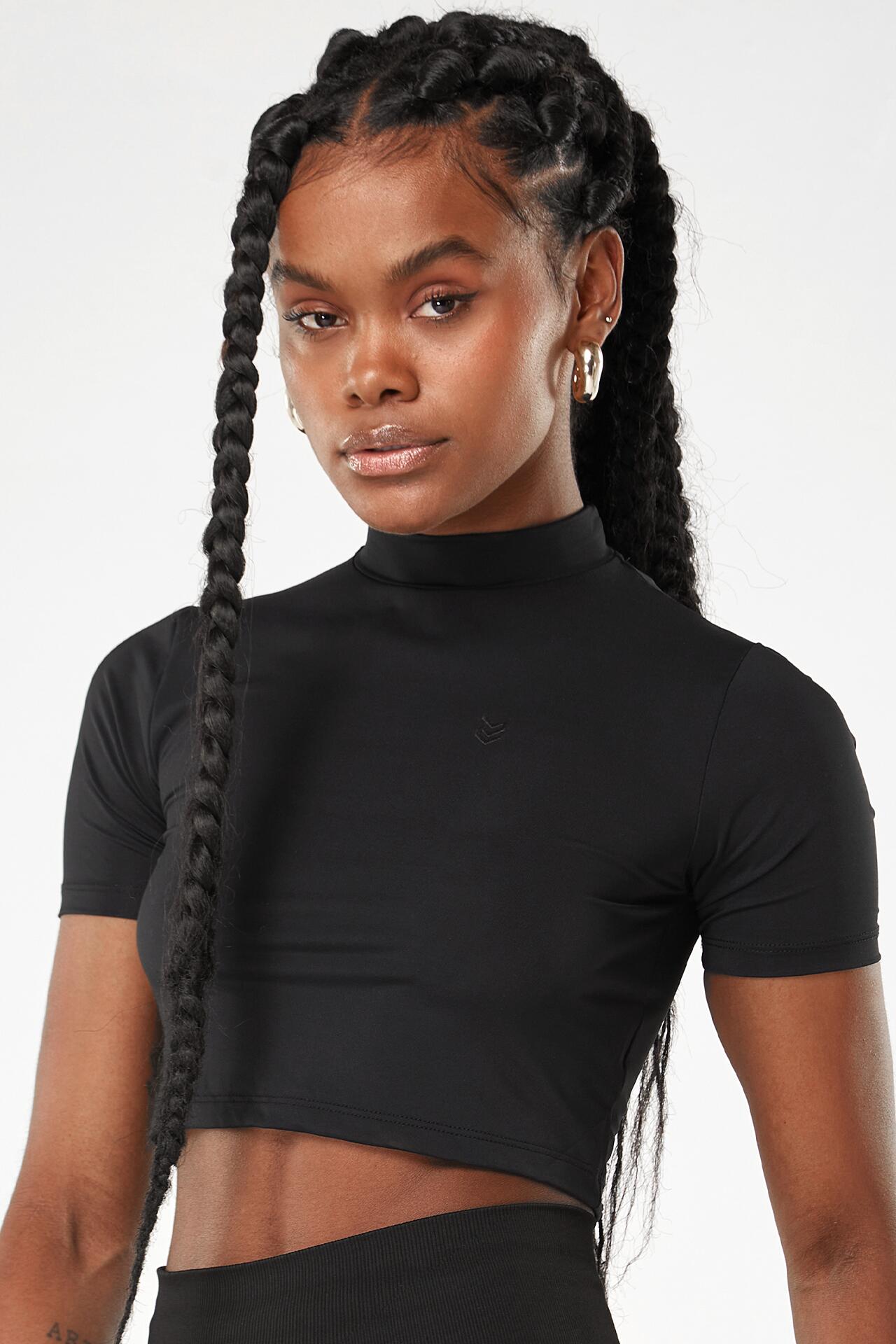 Cropped Manga Curta Dry Athleisure