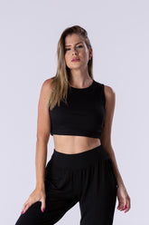 Top Canelado Stretch Army
