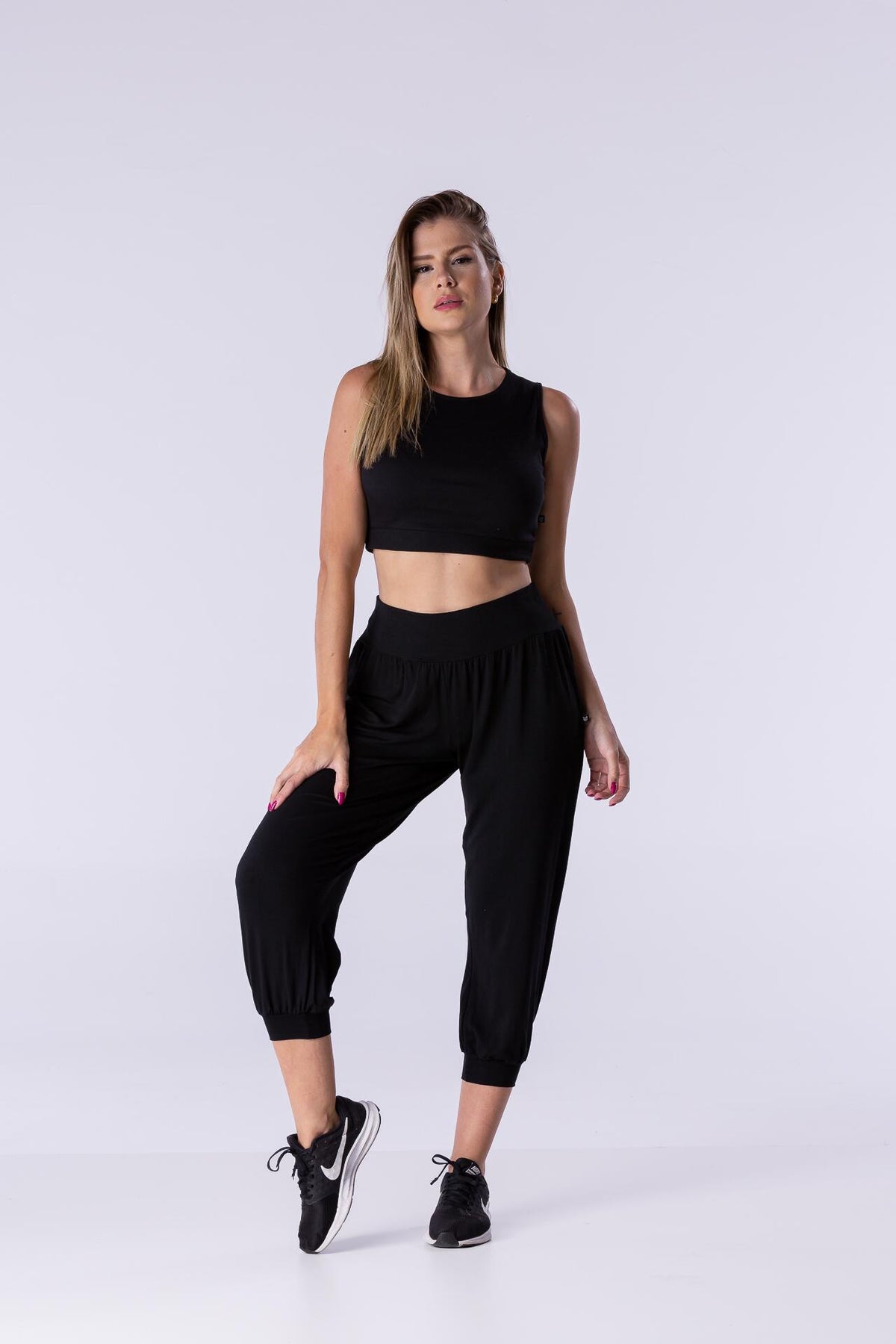 Top Canelado Stretch Army