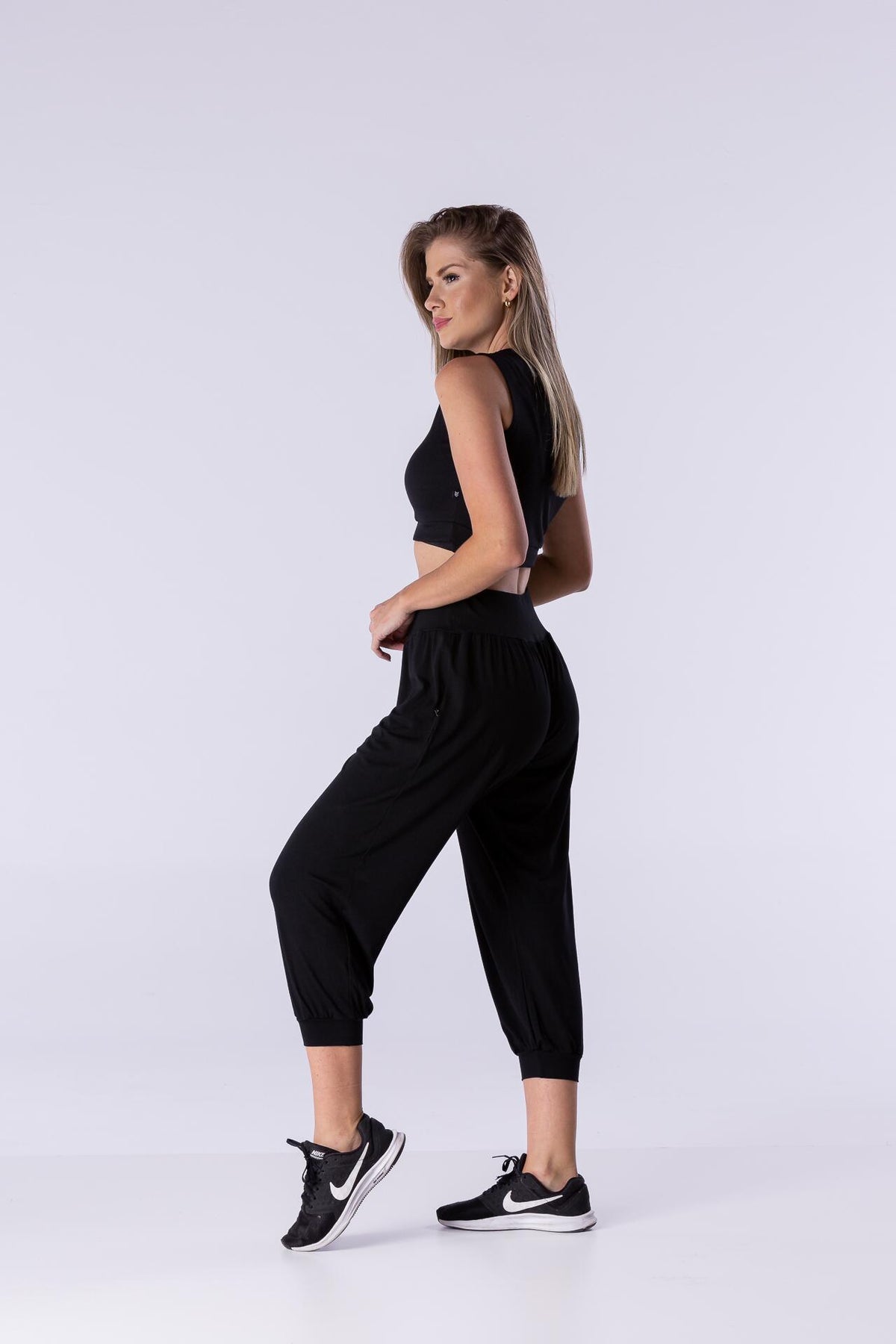 Top Canelado Stretch Army