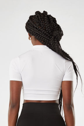 Cropped Manga Curta Dry Athleisure