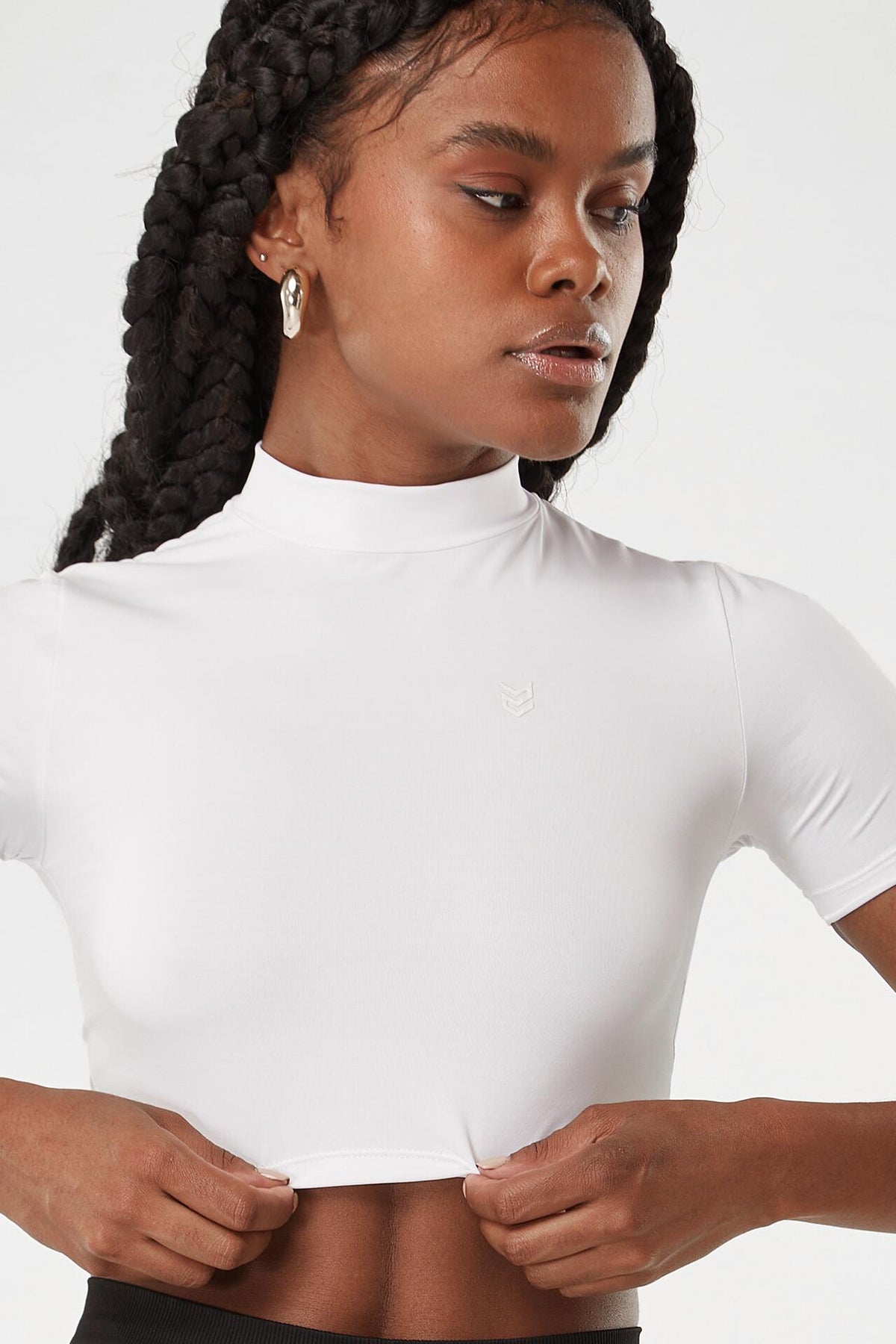 Cropped Manga Curta Dry Athleisure