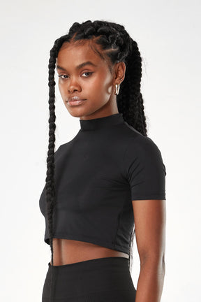 Cropped Manga Curta Dry Athleisure