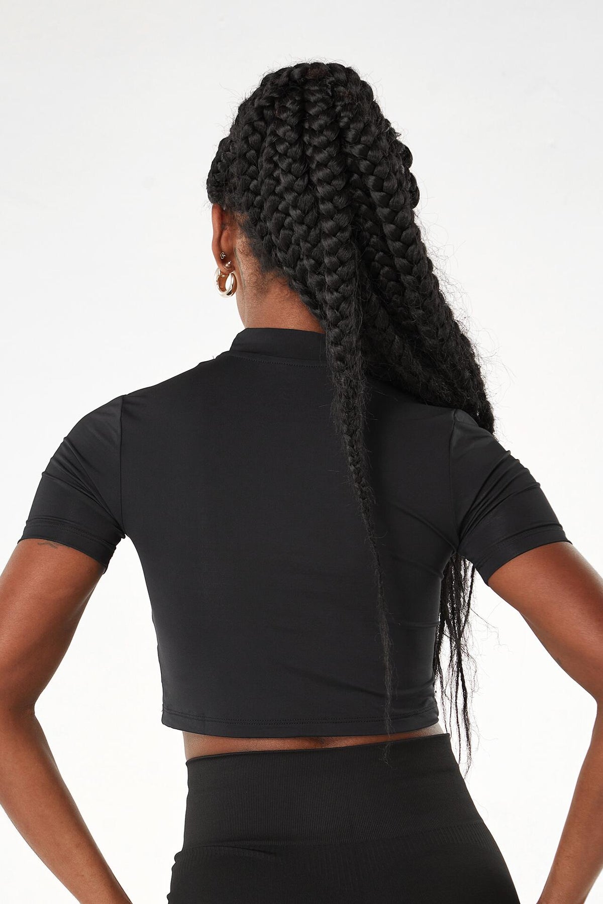 Cropped Manga Curta Dry Athleisure