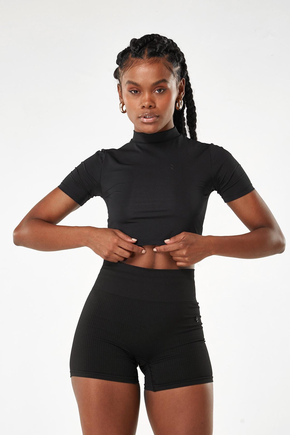 Cropped Manga Curta Dry Athleisure
